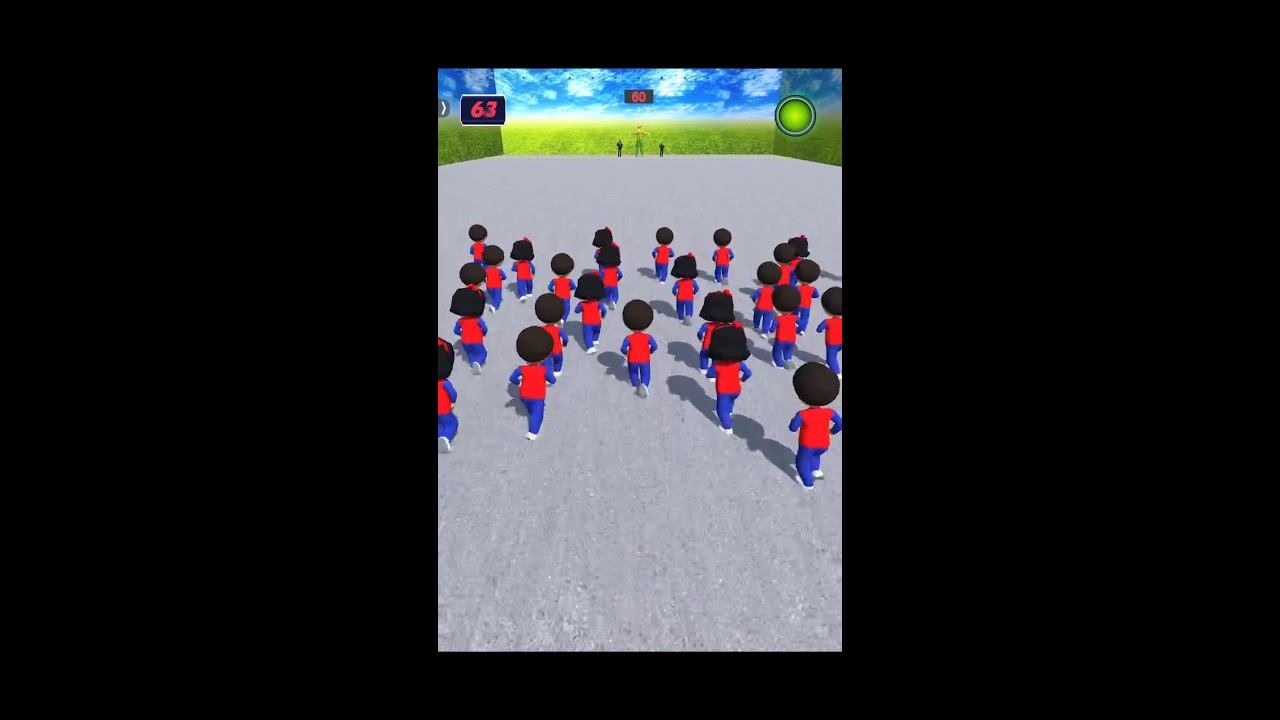 🔴 RED LIGHT 🟢 GREEN LIGHT  WALKTHROUGH ANDROID IOS GAMEPLAY (squid game)