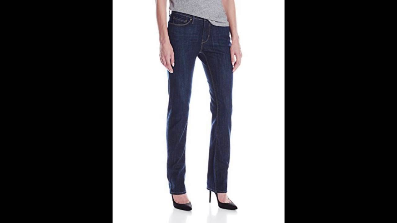 Levis Womens 525 Perfect Waist Straight Jean Blue Springs 31 12 Medium