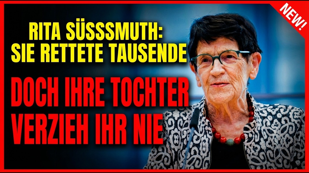 RITA SÜSSMUTH: SIE RETTETE TAUSENDE – DOCH IHRE TOCHTER VERZIEH IHR NIE