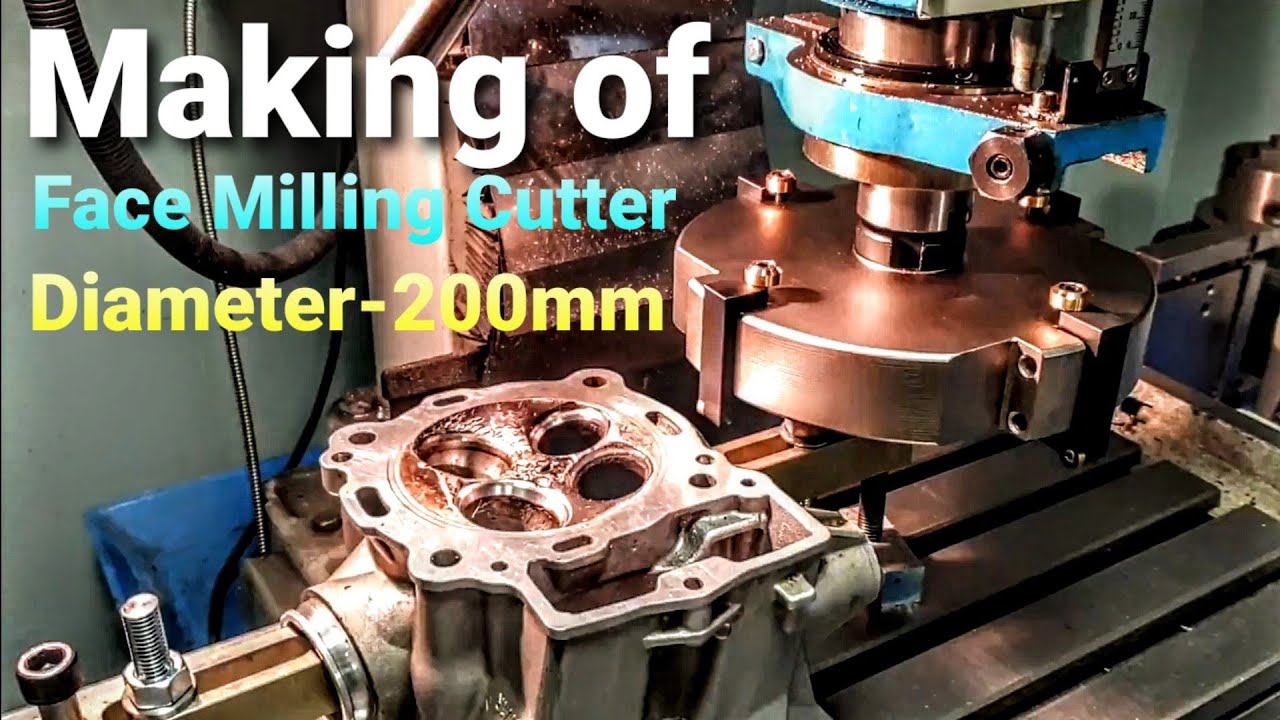 Making of face milling tool - 200mm diameter - The Fly Cutter &times; 4
