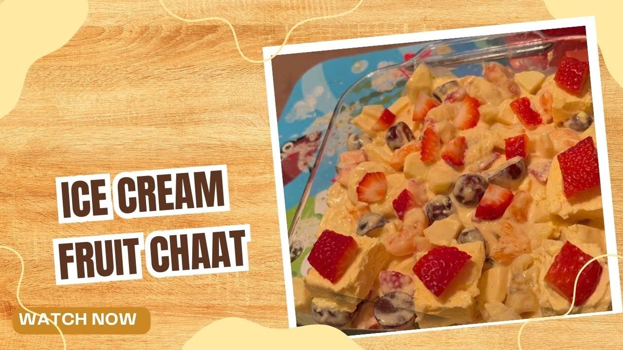 ICE CREAM FRUIT CHAAT TASTY BY AMMA GUDDI KITCHEN