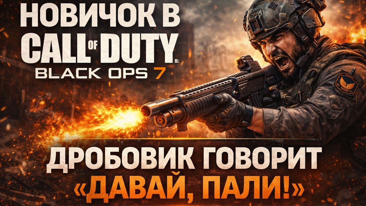 👉 НОВИЧОК В Call of Duty: Black Ops 7 — ДРОБОВИК ГОВОРИТ «ДАВАЙ, ПАЛИ!» | Xbox Series X