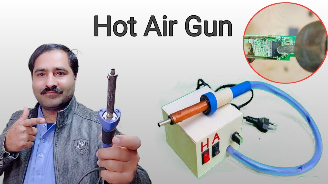How To Make heat Gun at Home only $9 | ghar per HeatGun kisy bnay #halimtvone | Hot Air Gun