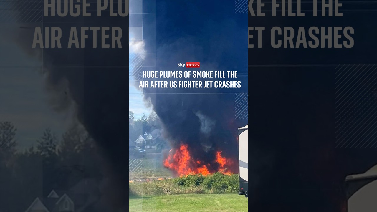 US fighter jet crashes