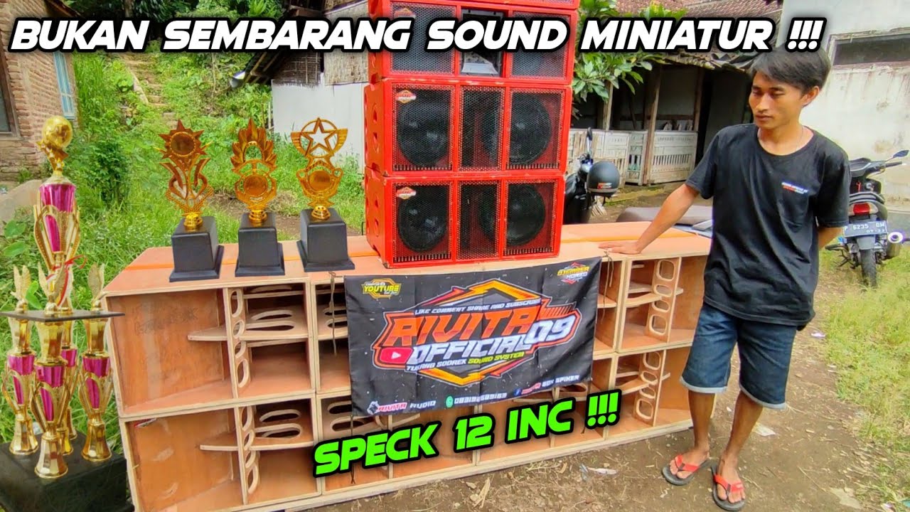 Bongkar Rahasia Sang Juara Miniatur Speck 12 inc || Rivita Audio