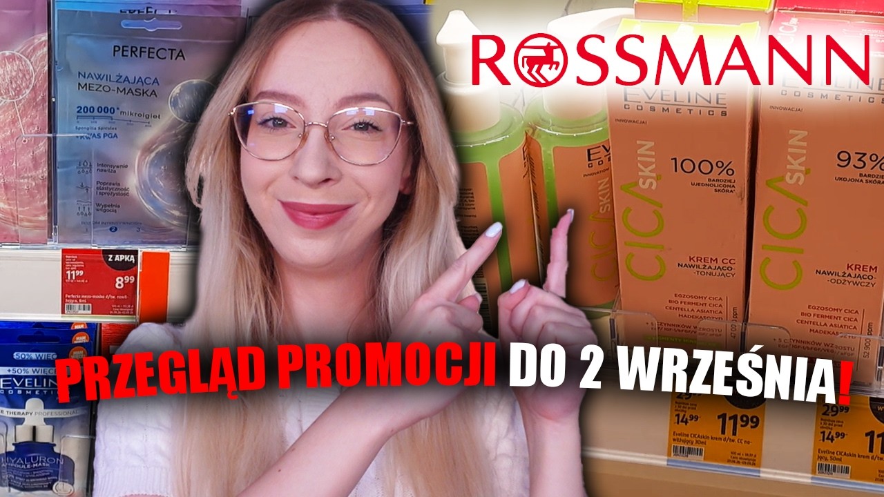 NOWA GAZETKA W ROSSMANNIE! PRZEGLĄD PROMOCJI DO 2 WRZEŚNIA | HAUL Z ROSSMANNA