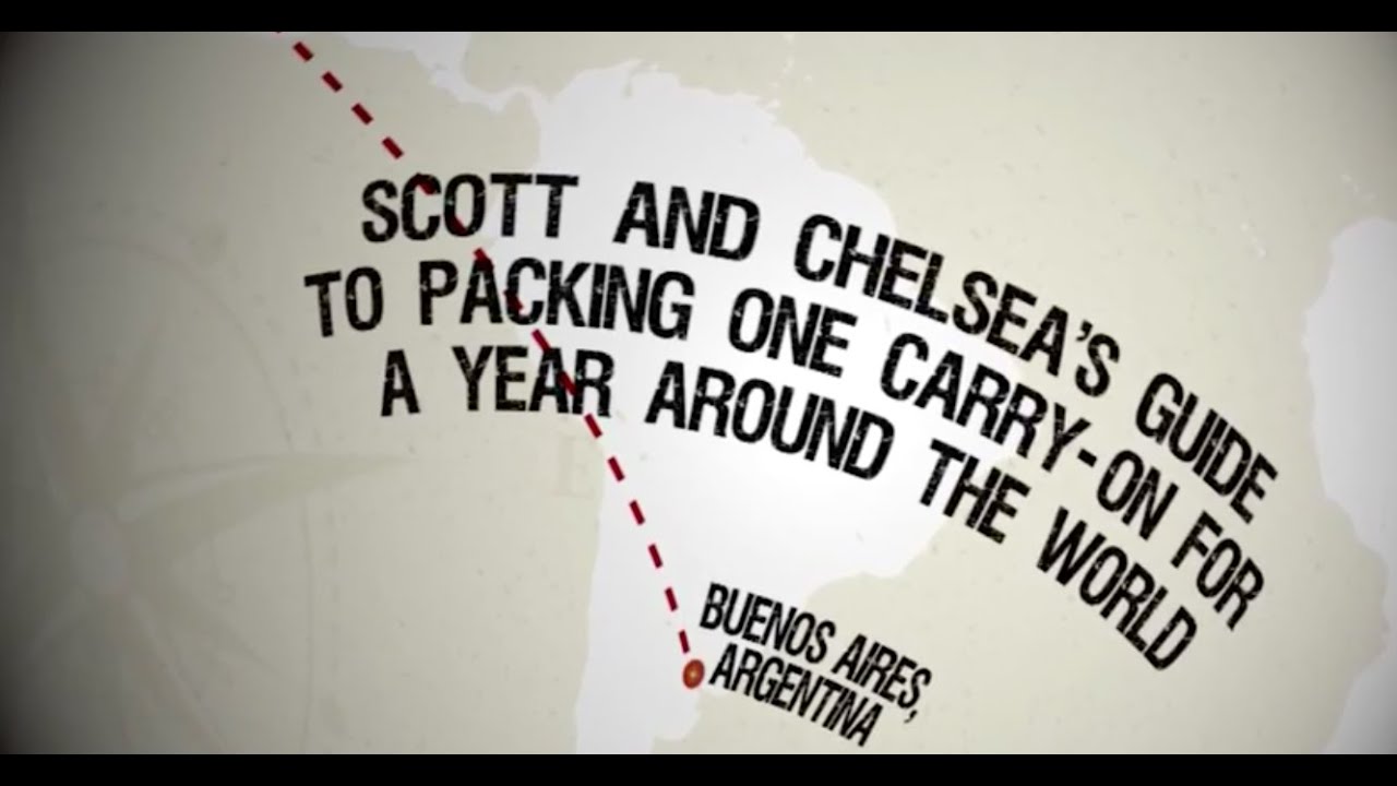 How to Pack 1 Carry-On for a Year Around the World (87 things, 28.1 lbs)