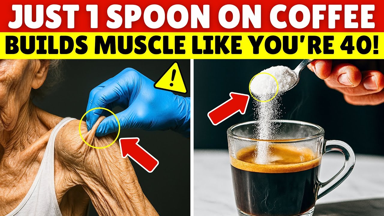Add THIS to Your Morning Coffee to Rebuild Muscle & Stronger Legs After 75 | Senior Health Tips