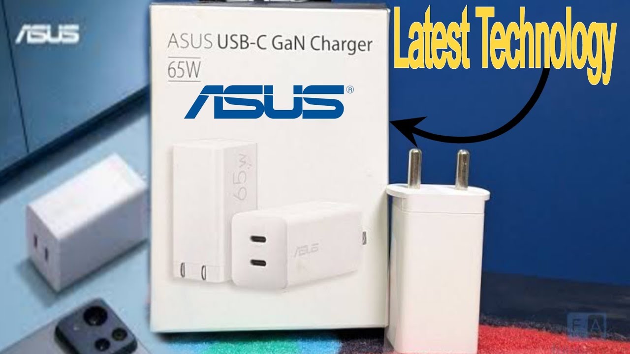 ASUS USB-C GaN Charger | World's Smallest 65w Charger | GaN Technology Based
