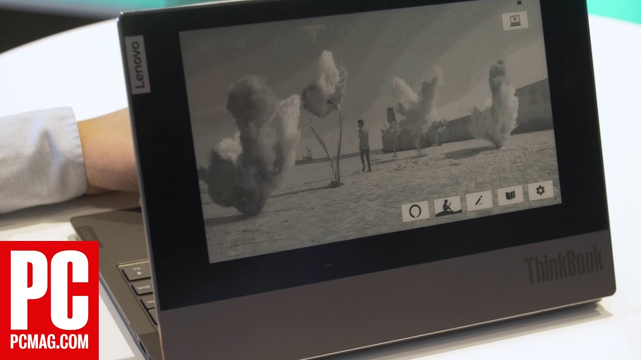 Lenovo's Twin-Screen ThinkBook Plus Has E Ink All Over the Lid