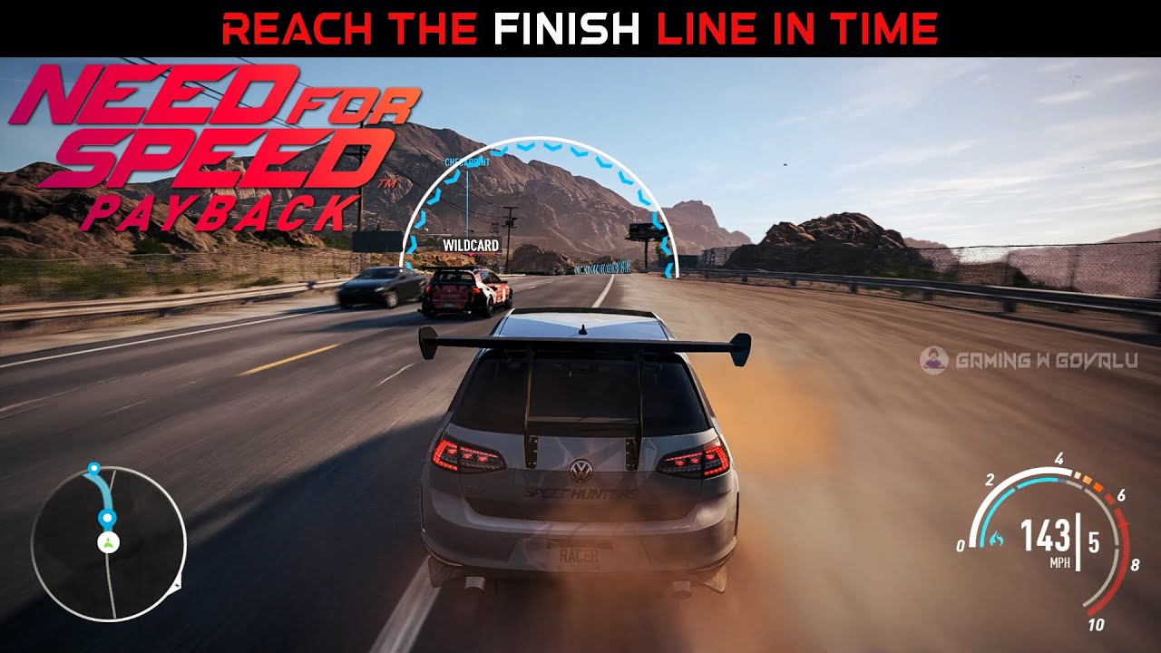 Reach The Finish Line In Time / NFS Paybackꞌ⁰⁸⁰ᵖ⁶⁰  / Gaming With Govalu /