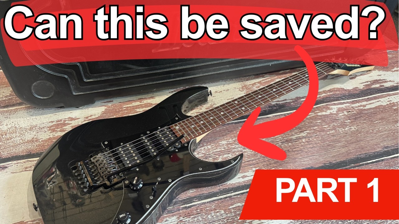 Restoring a Beaten Ibanez RG Prestige | Stainless Steel Refret & Electronics Repair (Part 1)