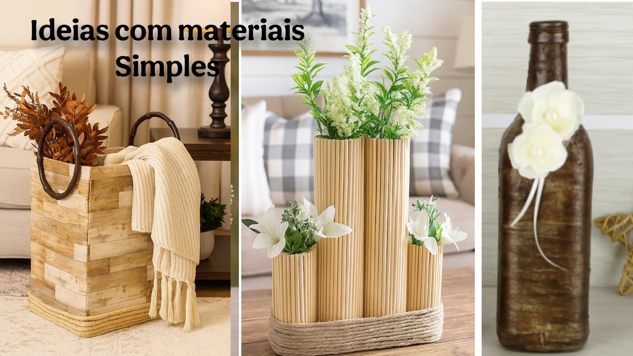 IDEIAS PARA CASA ! Ideias de Decoração para Apartamento VEM VER COMO FICOU! DO LIXO AO LUXO