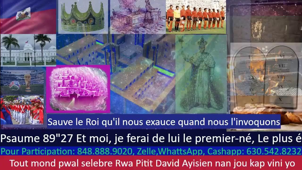 Prieres Midi: Tout mond nan pwal selebre Rwa Pitit David Ayisien nan jou kap vini yo 1.23.26