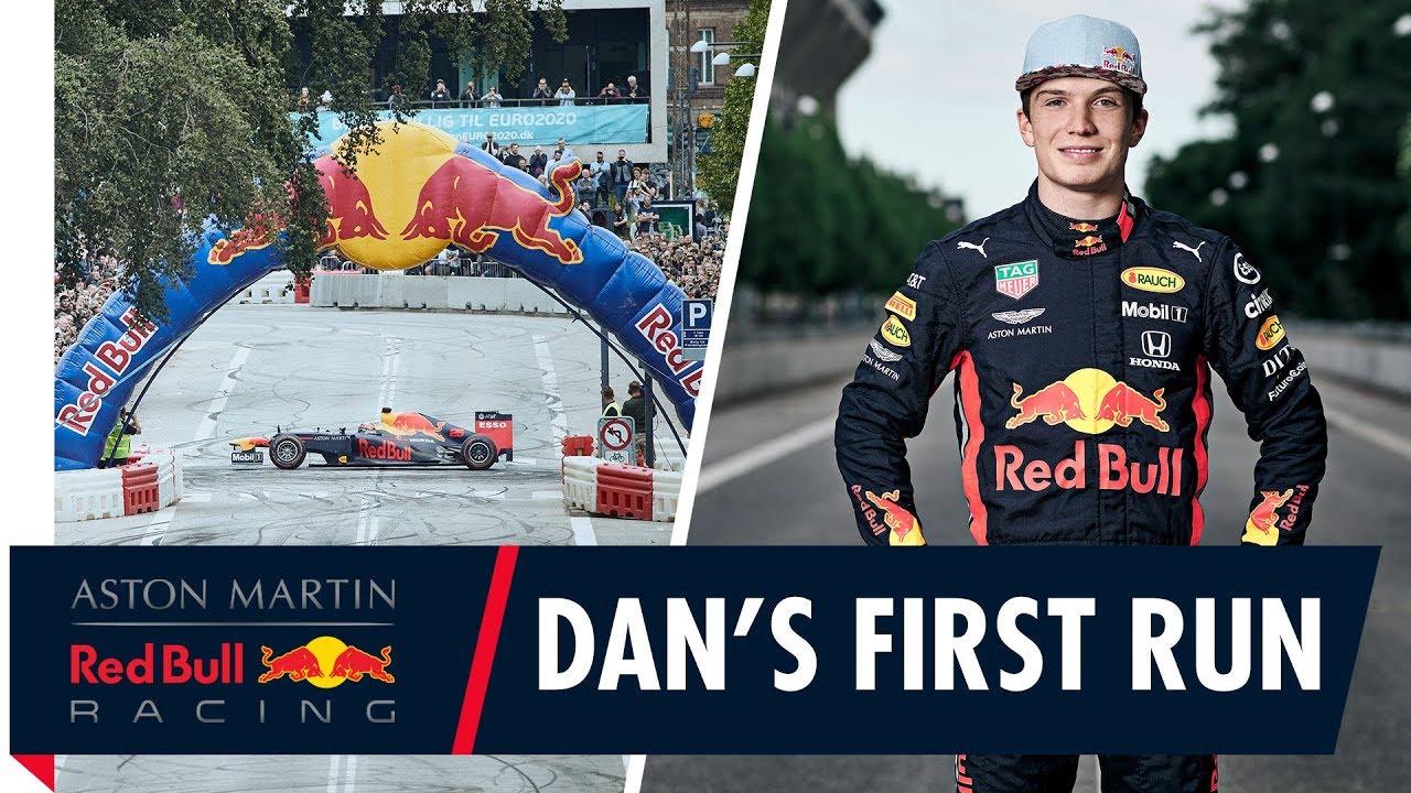 Red Bull Junior Dan Ticktum's First Live Demo in Copenhagen, Denmark
