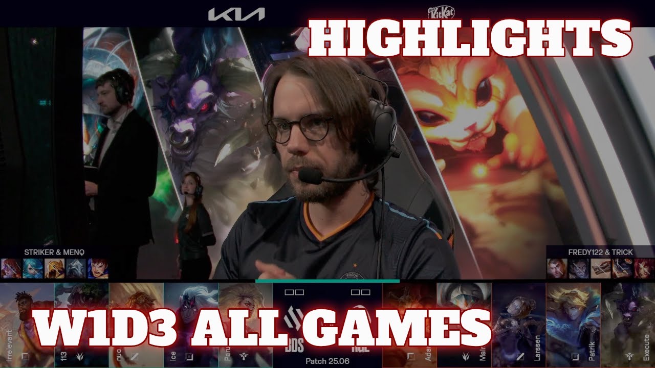 LEC Spring 2025 W1D3 - All Games Highlights | Full Day Week 1 Day 3 LEC Spring  2025