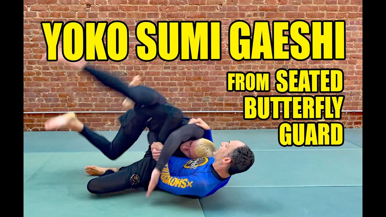 Yoko Sumi Gaeshi Sweep from Seated Guard: No Gi BJJ / Jiu Jitsu