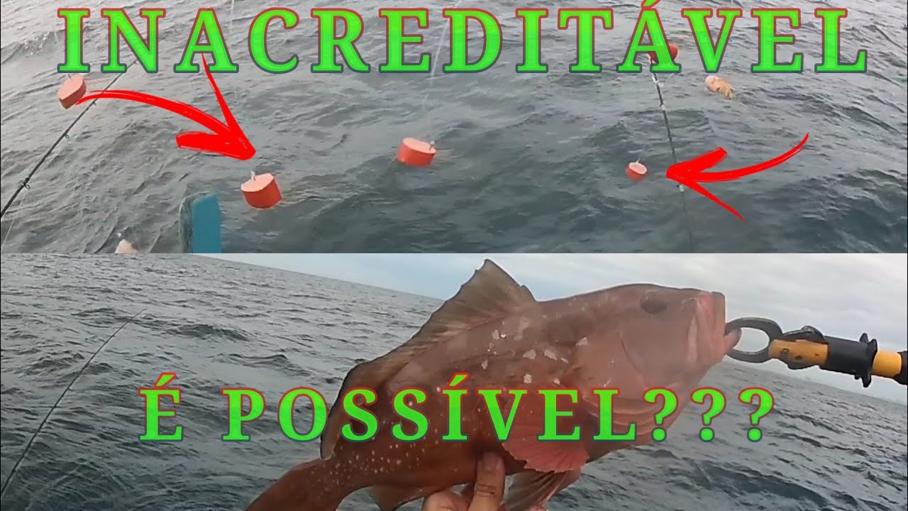 USEI SALSICHA DE ISCA NA PESCARIA DE ALTO MAR