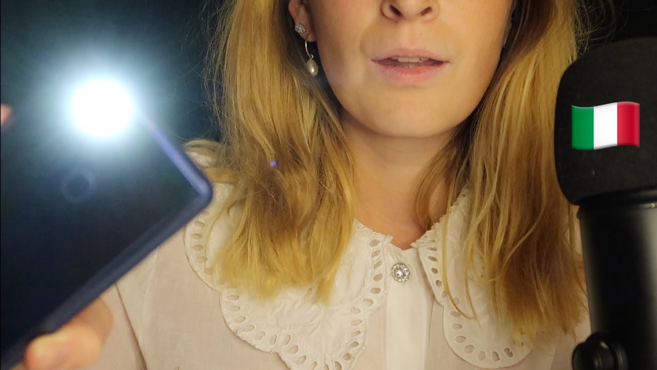 ASMR ITA // TI CONTROLLO I NERVI CRANICI / Cranial nerve exam Italian roleplay