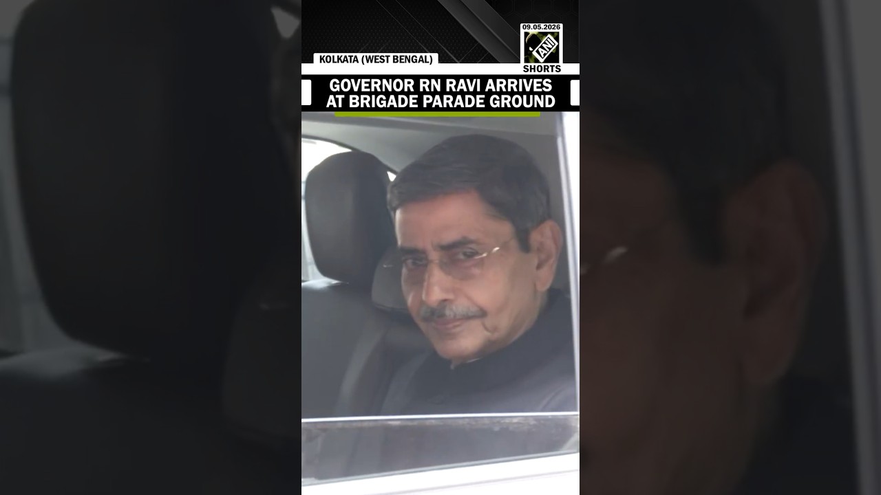 West Bengal Governor RN Ravi reaches Brigade Parade Ground for Suvendu&rsquo;s CM oath ceremony