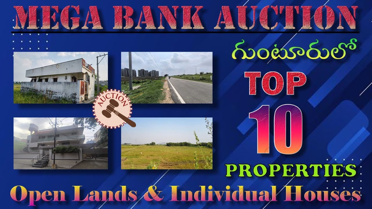 Guntur Top 10 Best Properties | Bank Auction | #guntur #property