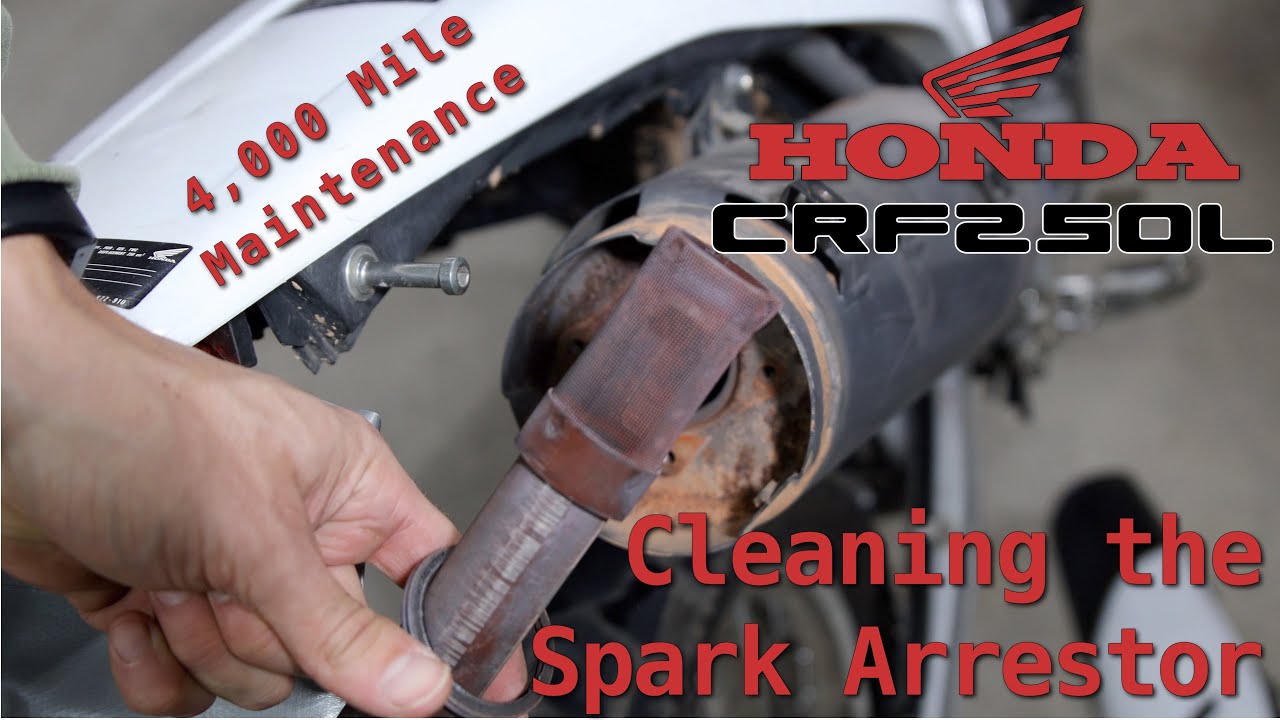 Spark Arrestor Cleaning | Honda CRF250L