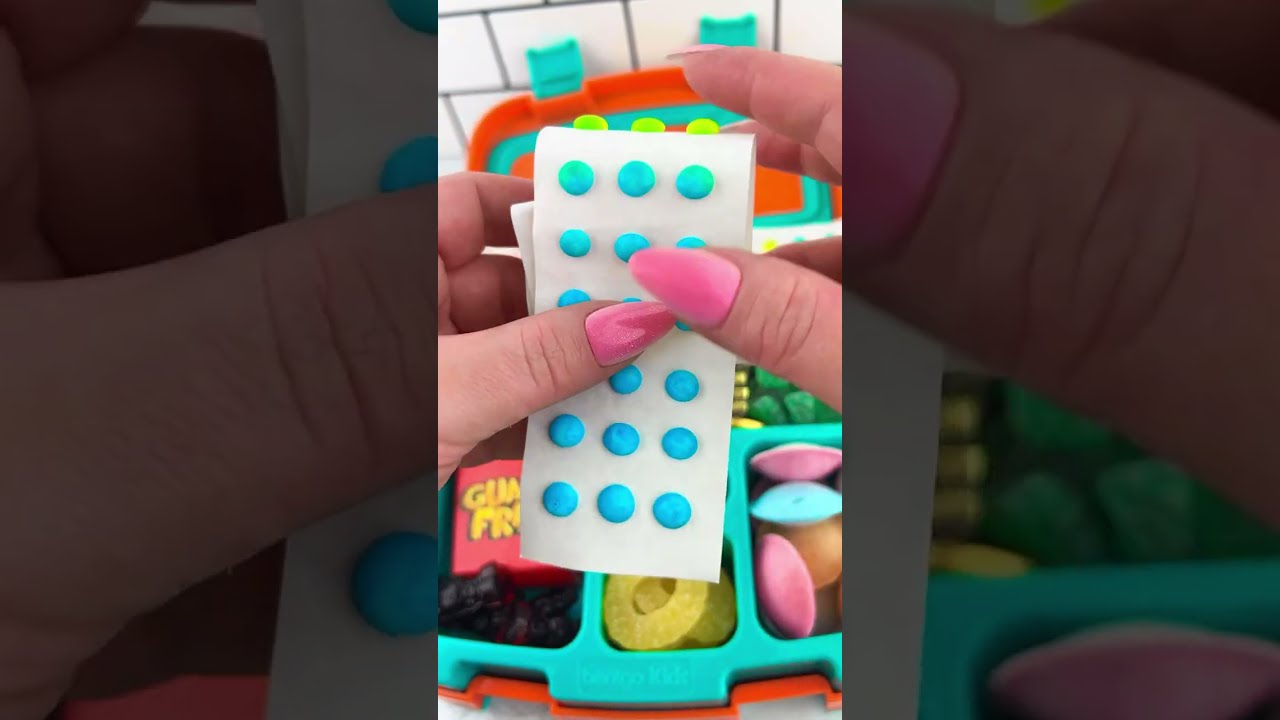 Packing School Lunch with CANDY Food Satisfying Video ASMR COMPILATION #7! #asmr 🍭🍬🍫