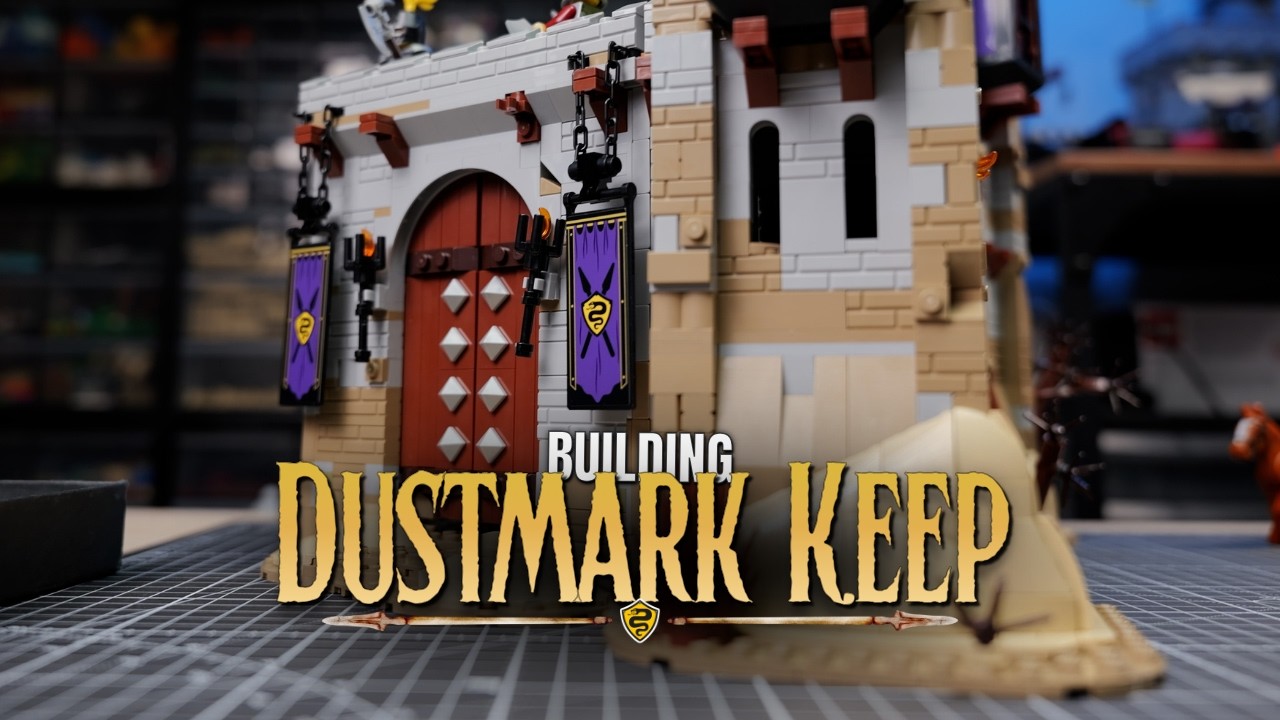 Building LEGO Dustmark Keep | Timelapse #LEGO