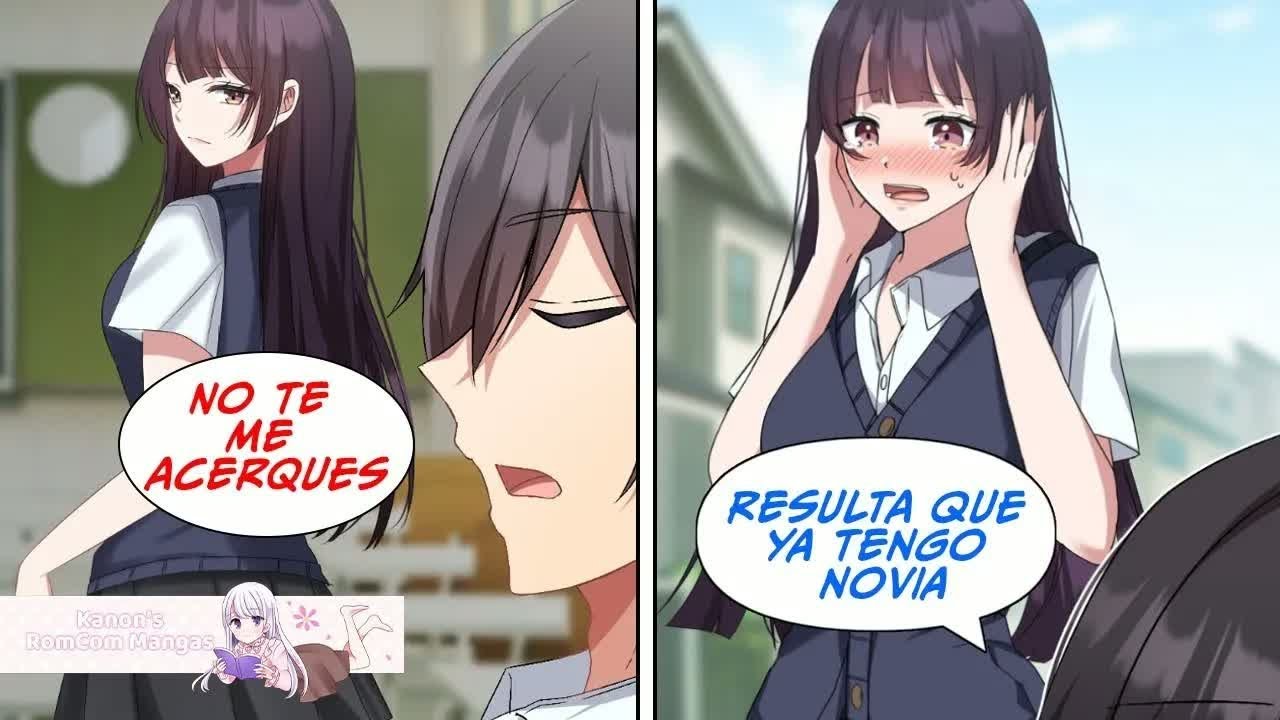 Cuando mentí acerca de tener novia, la chica mala vino a confesarme su amor... [Doblaje Latino]
