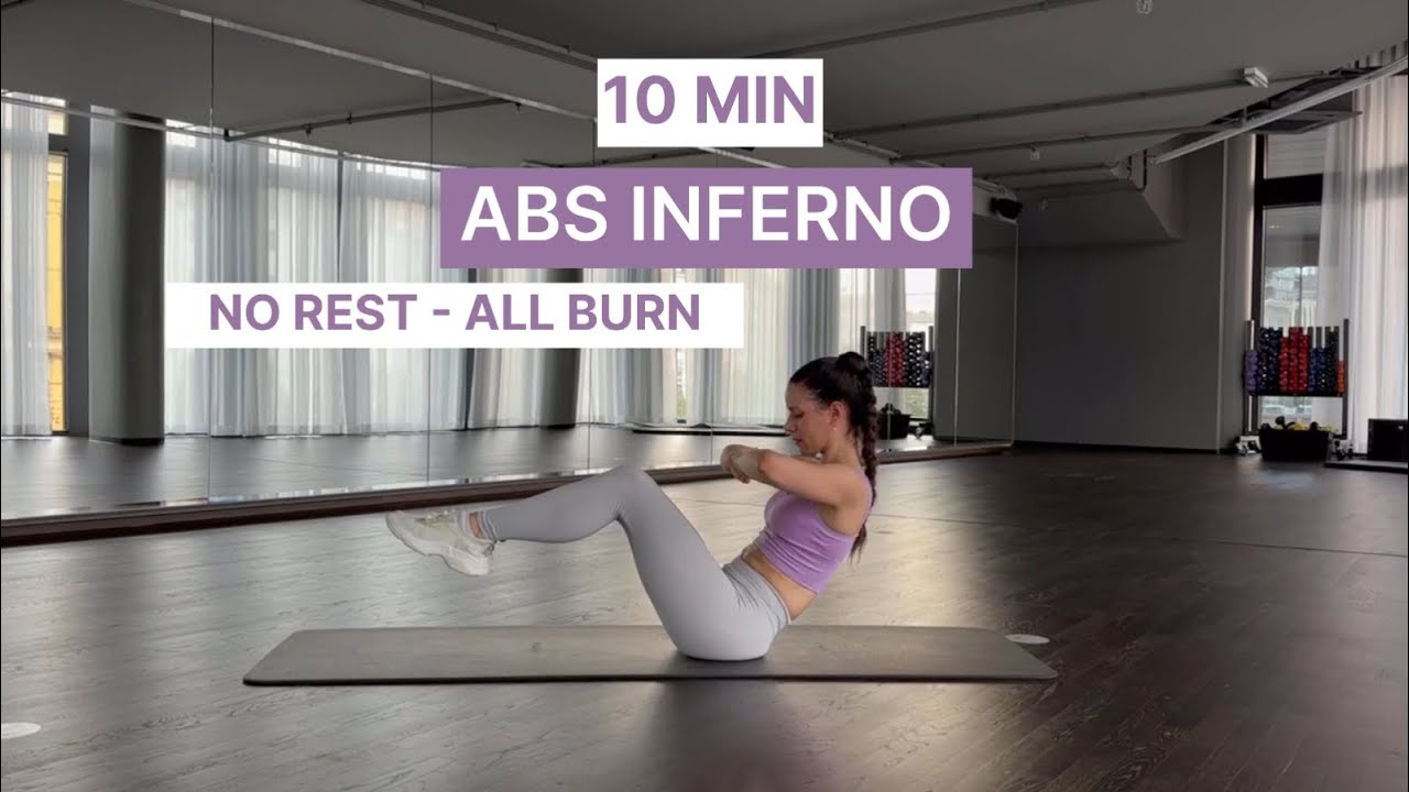 10-MIN ABS INFERNO: SUPER EFFECTIVE CORE WORKOUT - NO REST, NO REPEATS!