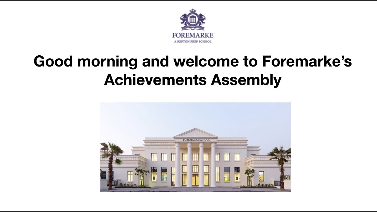 Achievements Assembly