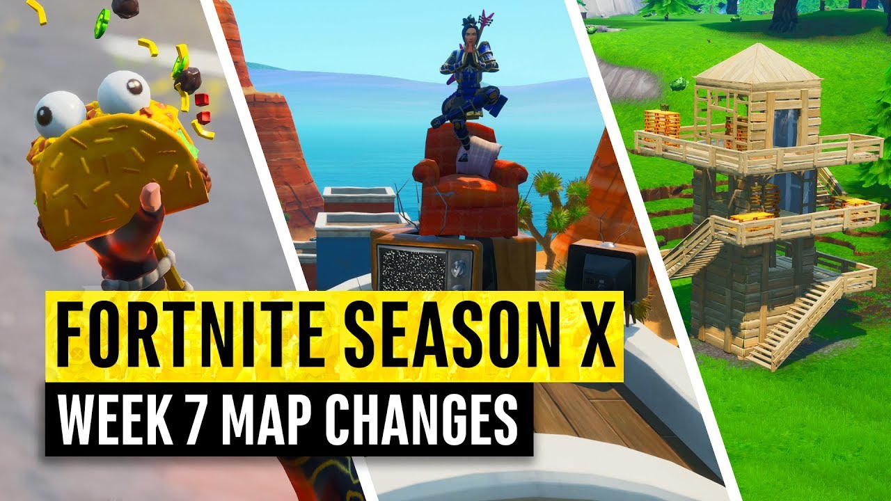 Fortnite | All Season X Map Updates and Hidden Secrets! WEEK 7