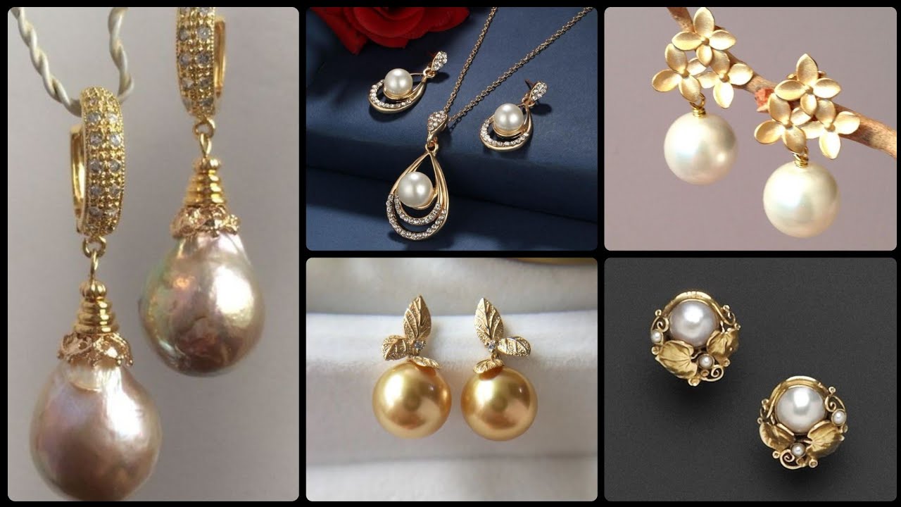 Pearl Stud Earring Designs || Latest Pretty Pearl Earring Collection || Classy Pearl Earrings 2022