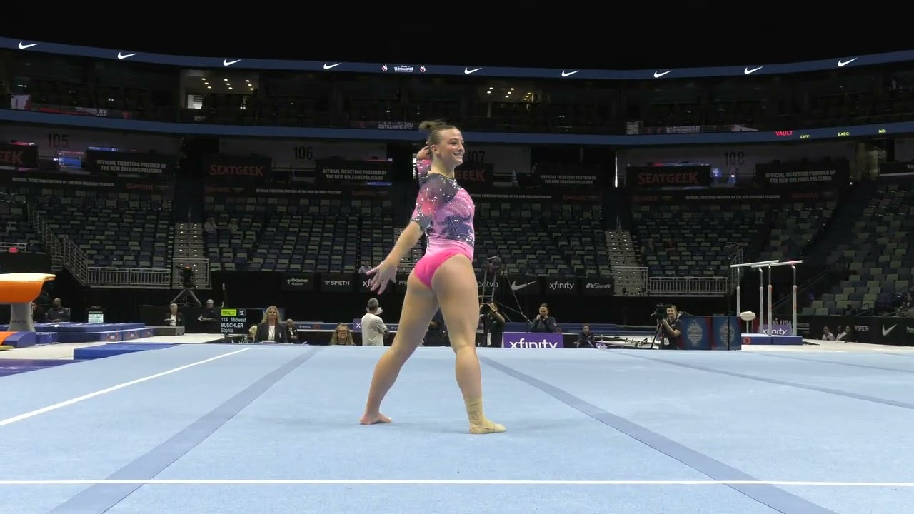 Caroline Moreau  - Floor Exercise -  2025 Xfinity U.S. Championships  - Junior Women Day 1