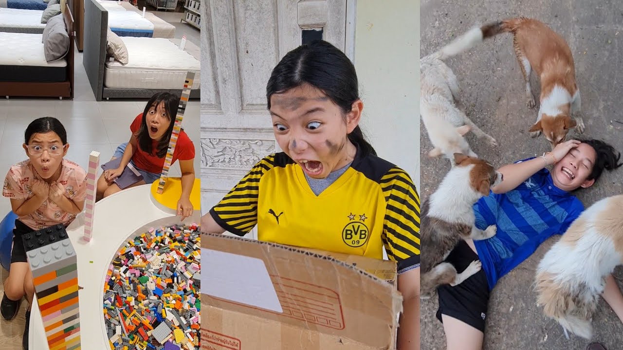 Kind Boy‼️ and LEGO😆🥰  | JJaiPan Shorts Compilation #shorts