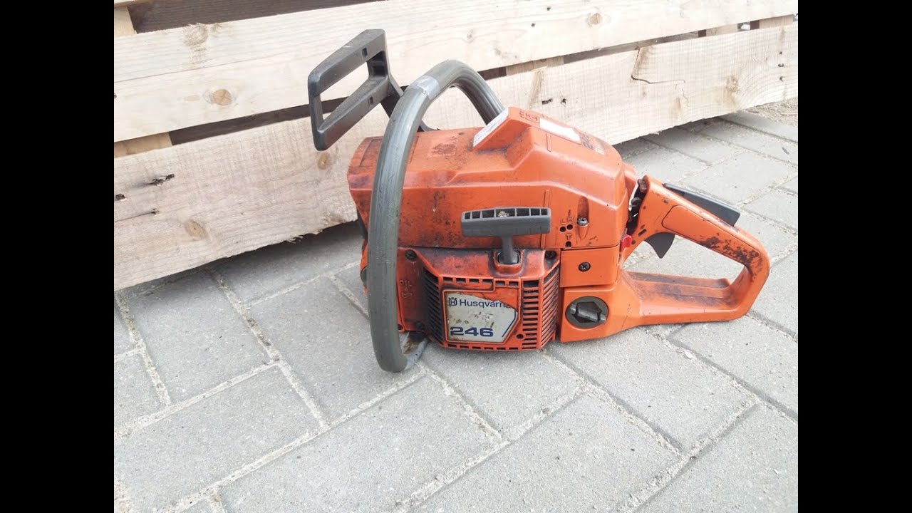 Disassembly of Husqvarna 246 chainsaw for spare parts Бензопила Хускварна 246 на запчасти