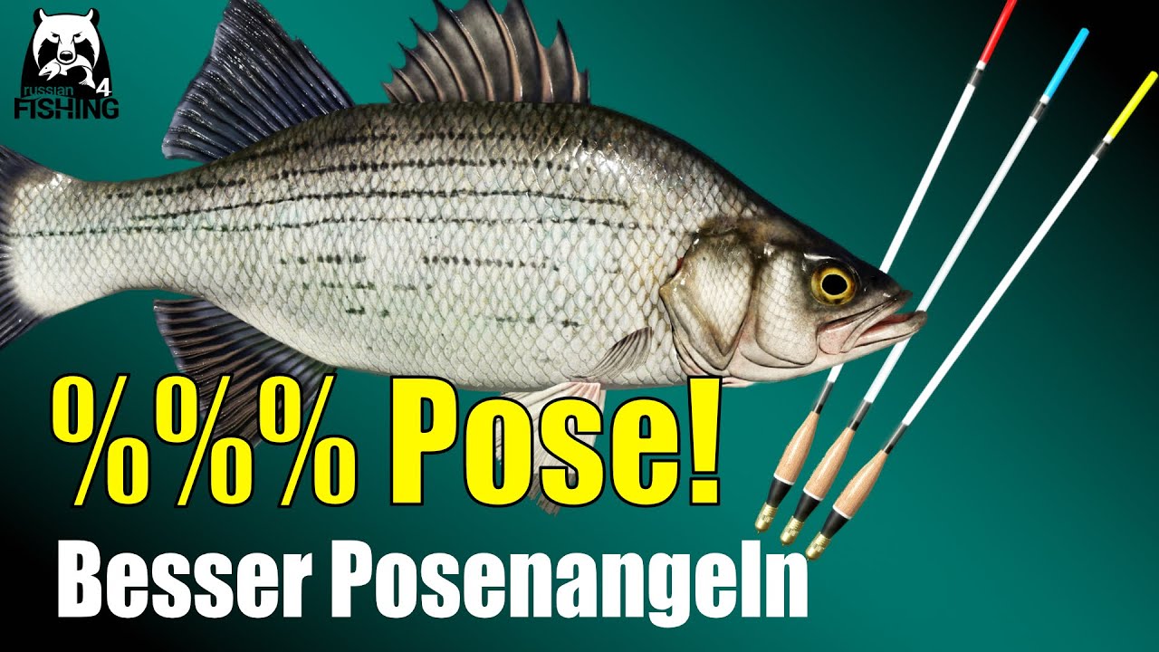 Russian Fishing 4 - Elk Lake - % Posenangeln, Stippe, Bolognese. Pose Start #rf4