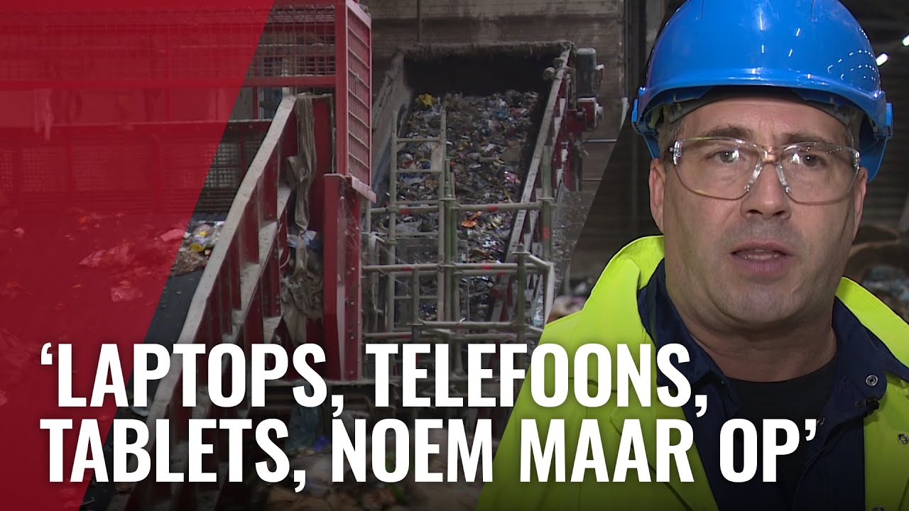 Wekelijks brand bij afvalverwerker door elektronica in restafval