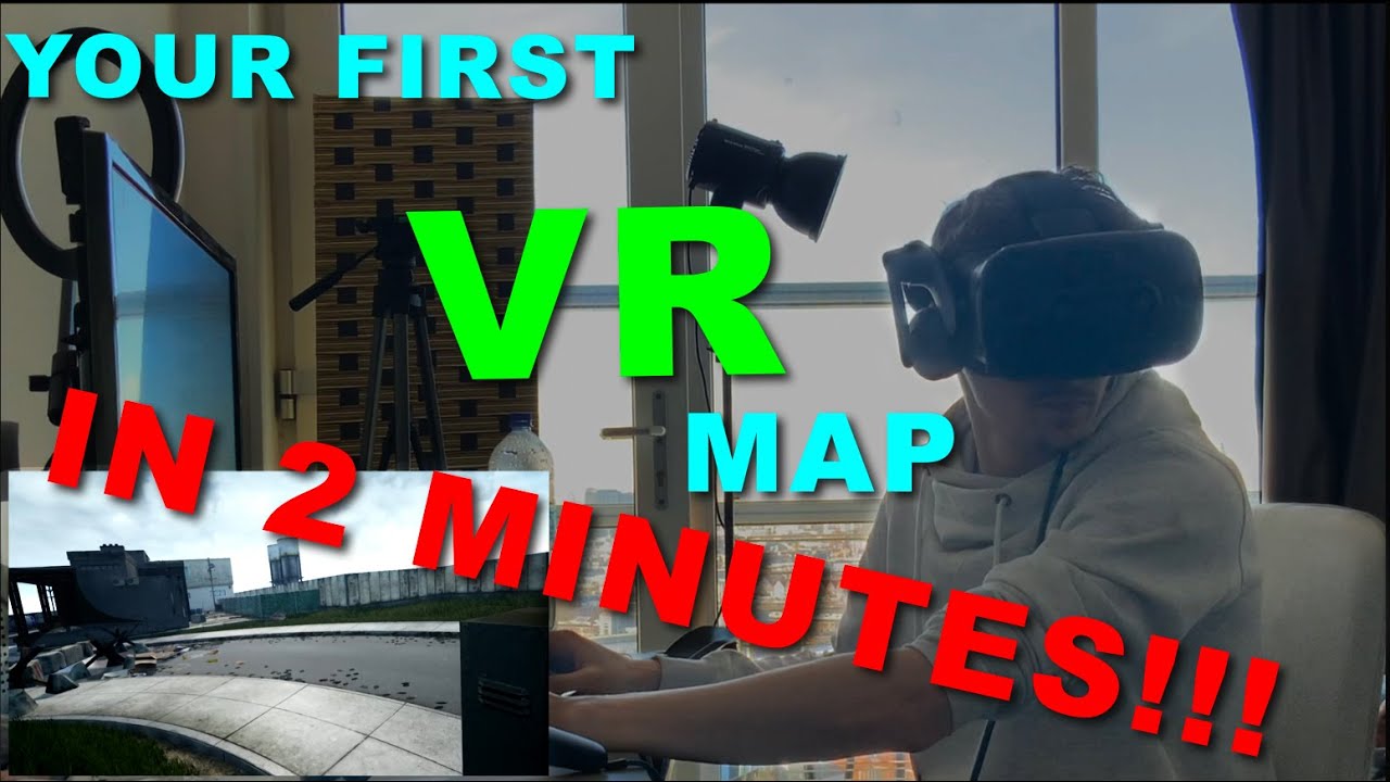 Create your first VR scene in 2 minutes?!?!?! - Virtual Production tutorial