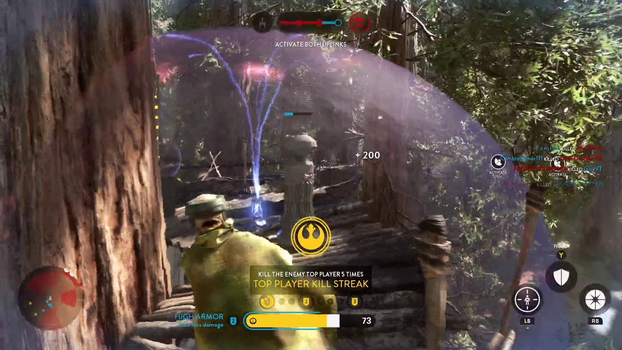 Star Wars Battlefront: 121 Leia Organa killstreak!