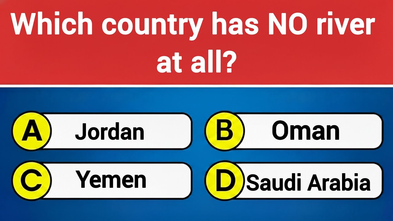 The ULTIMATE World Geography Quiz Challenge 2026 🧠| 30 Mind-Blowing Questions Only Geniuses Can Ace!