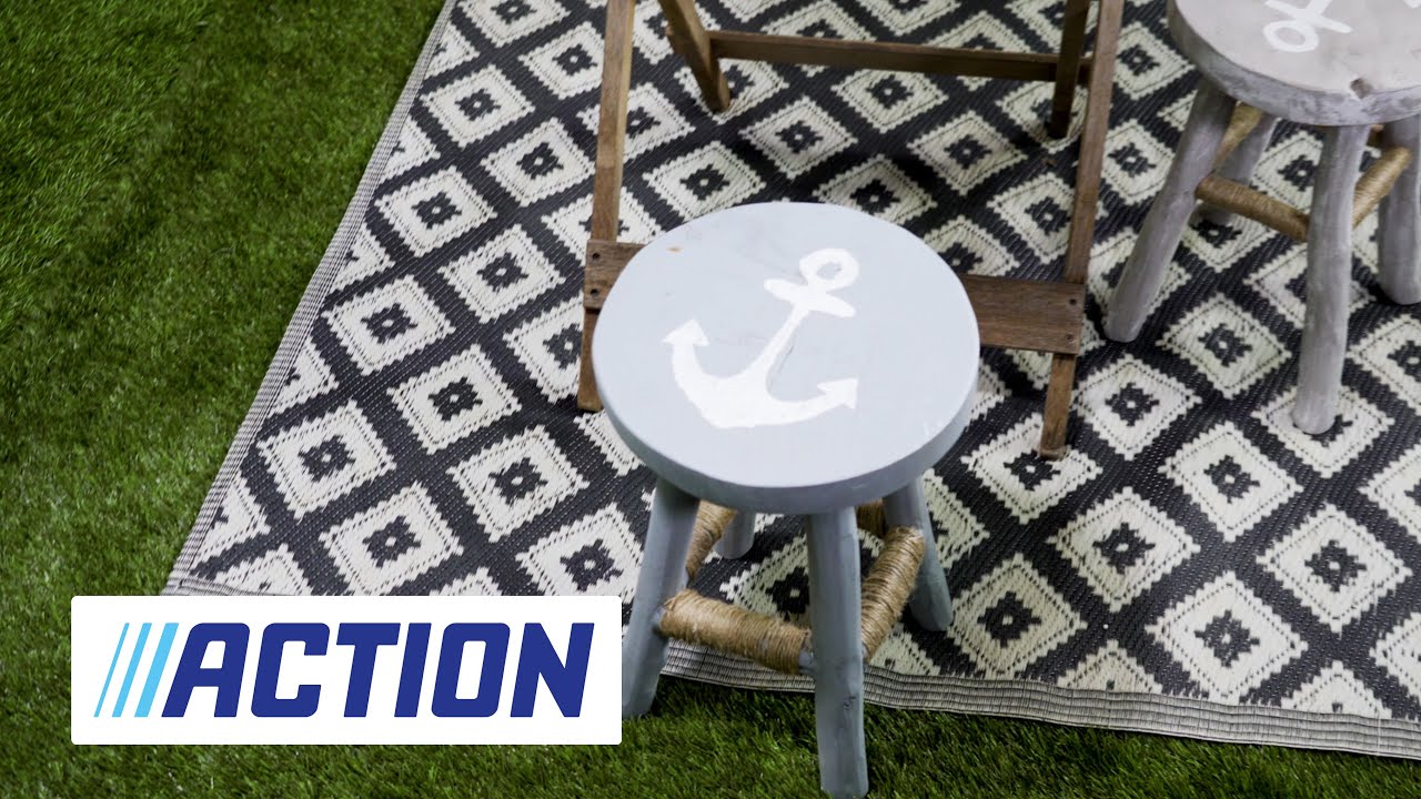 Action DIY: houten beach krukje ⚓⛱️