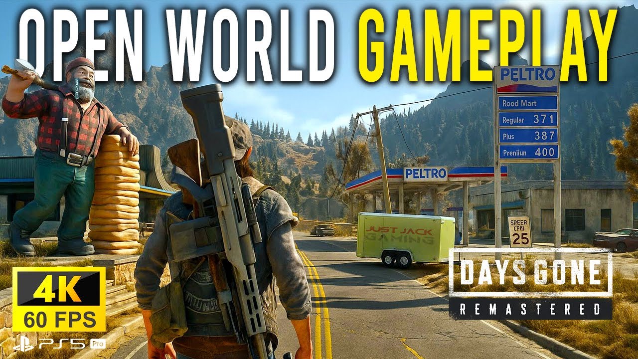 Days Gone Remastered PS5 Pro Gameplay | 4K Ultra HD Open World & Horde Battles