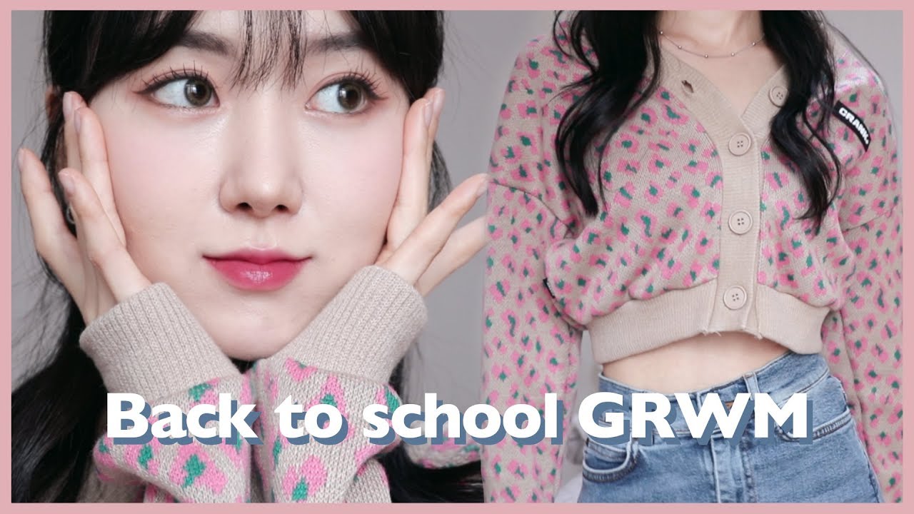 (eng) 개강날엔 핑크호피를 입Za 💓 러블리 캐주얼룩 같이 준비해요! Lovely casual look : Back to school GRWM  | Minjeong Park