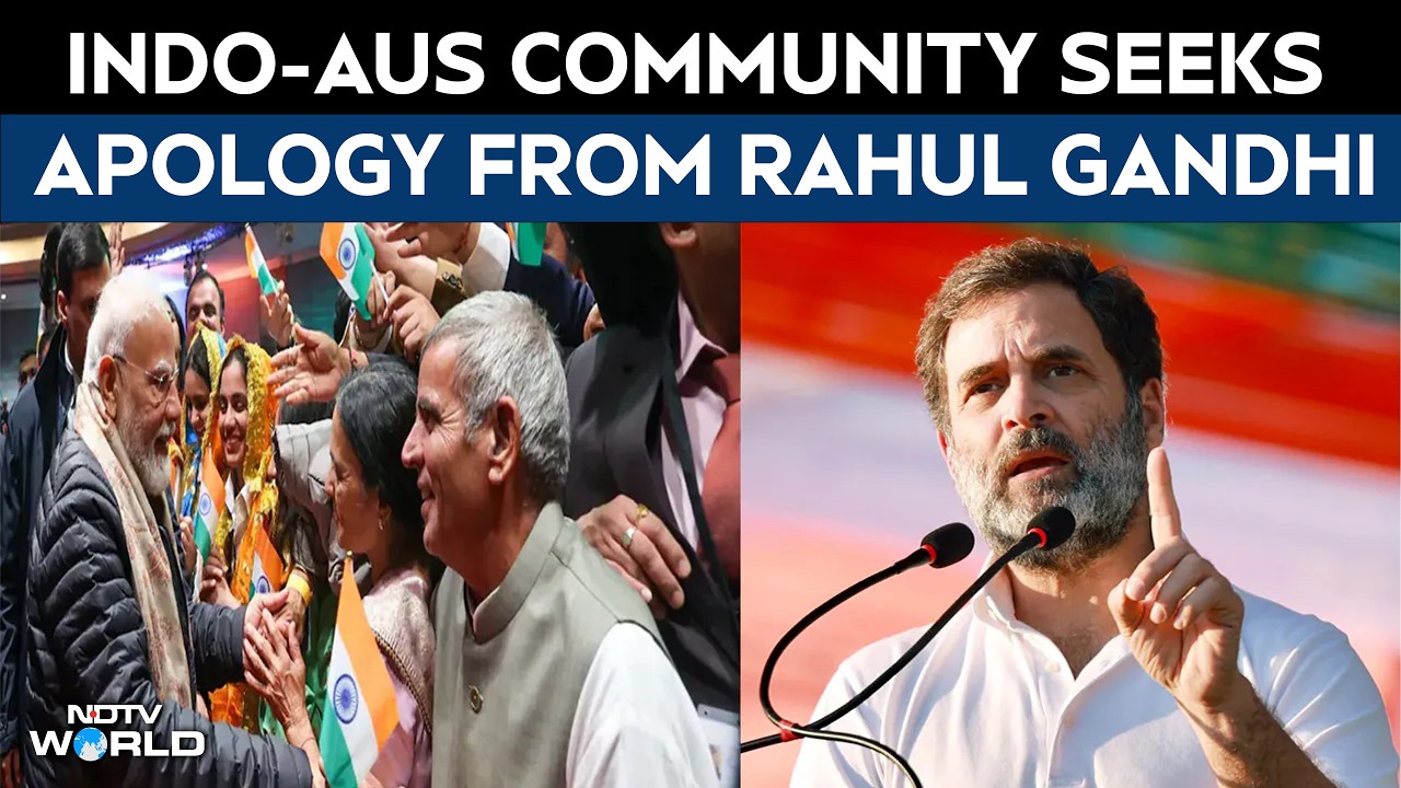 Новости о Рахуле Ганди | Индийская диаспора в Австралии требует извинений от Рахула Ганди за выск...
