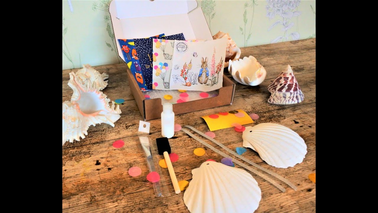 How to Decoupage a Scallop Shell with Netties Shells