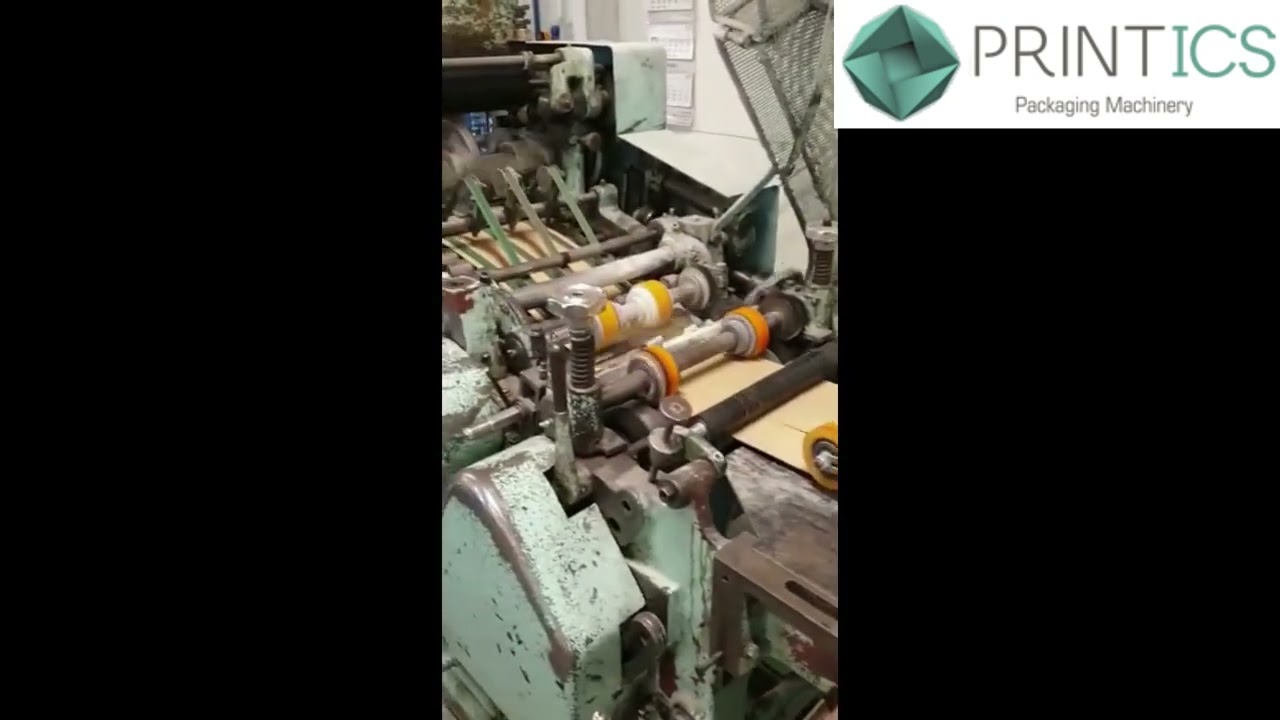 VIDEO 1 PRINTICS U47070425 FISCHER & KRECKE MAXIMA 31 PAPER BAG LINE WITH 3 COLOR WH QMS 992 PRINTER