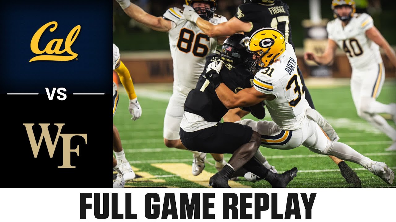 Cal vs. Wake Forest Full Game Replay | 2024 ACC Football