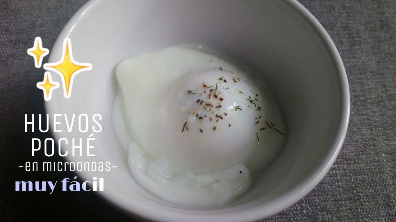 [C&Oacute;MO HACER] Huevos poch&eacute; en microondas - MUY F&Aacute;CIL ✨🤯