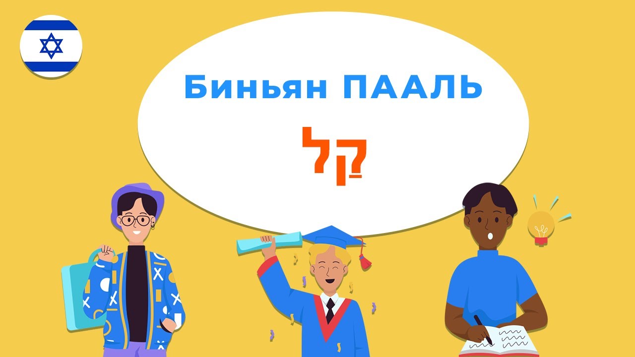 Биньяны глаголов в иврите · Биньян ПААЛЬ · Базовая группа КАЛЬ · Цельные корни · Глаголы иврита